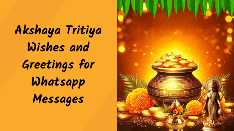 2026 Akshaya Tritiya Wishes and Greetings For Sending Family & Friends over Whatsapp Messages
