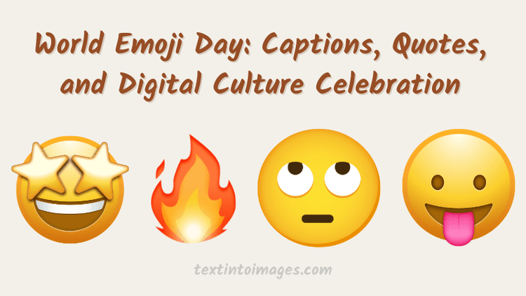 World Emoji Day: Captions, Quotes, and Digital Culture Celebration